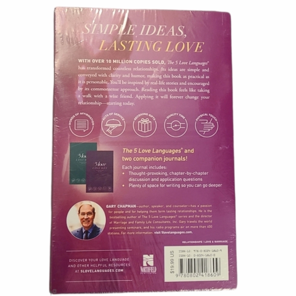 The 5 Love Languages Book & Journal Gary Chapman - Picture 3 of 6